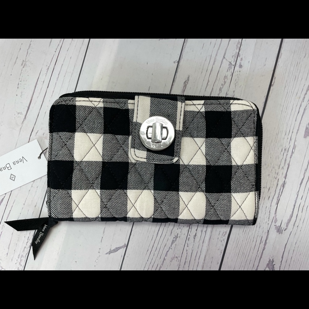 Vera Bradley Buffalo plaid wallet NEW